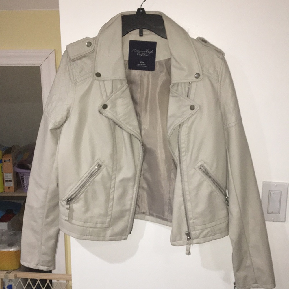 Leather coat